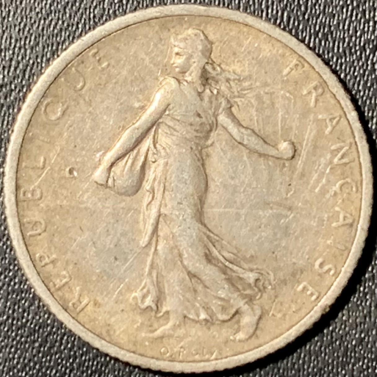 紫瑗钱币——第315期拍卖 法国 1916年 播种女神 1法郎 5克 0.835银