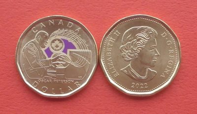 加拿大2022年 钢琴家奥斯卡·皮特森逝世15周年 1加元纪念币 2枚一对 - 加拿大2022年 钢琴家奥斯卡·皮特森逝世15周年 1加元纪念币 2枚一对