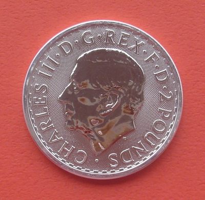 英国2023 年不列颠女神-查尔斯三世头像 2英镑 1盎司投资银币 - 英国2023 年不列颠女神-查尔斯三世头像 2英镑 1盎司投资银币