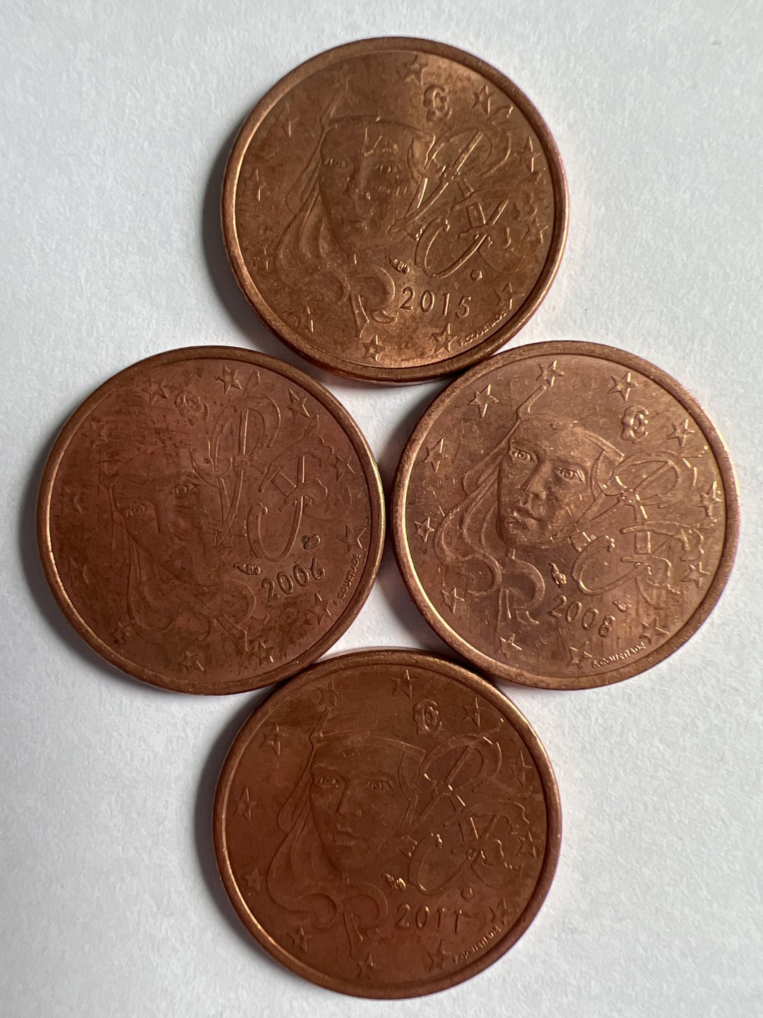 泡泡堂微拍第166幕硬币捡漏可累计专场👿👿，累计满二十元包邮，接受代拍业务 法国五分四枚