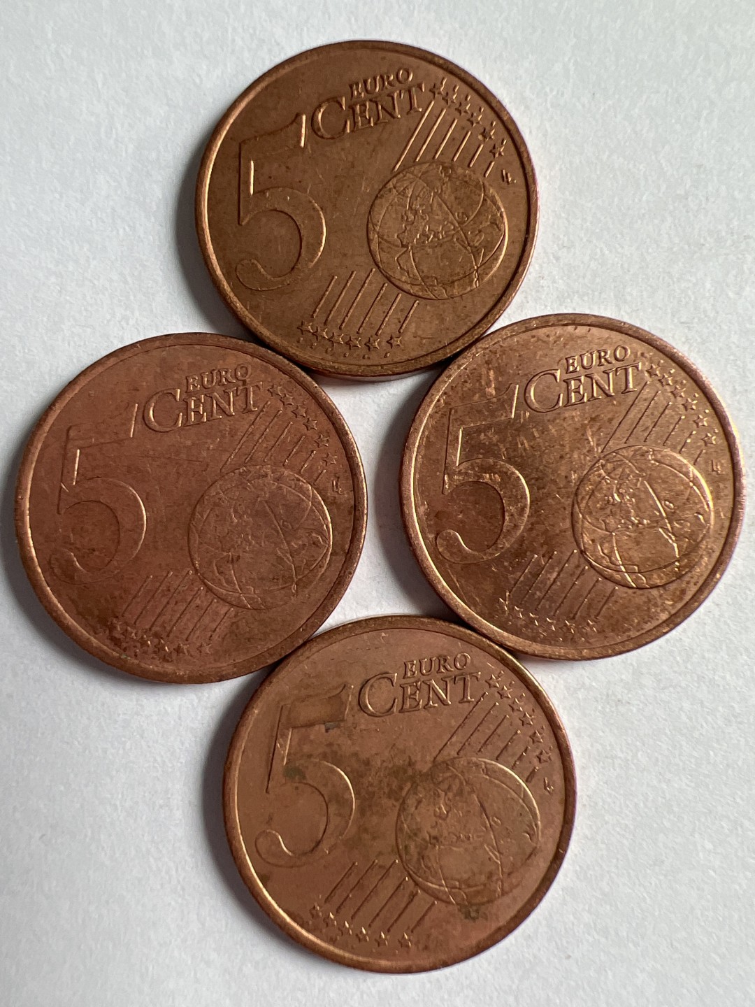 泡泡堂微拍第168幕硬币、纸币捡漏可累计专场👿👿，累计满二十元包邮，接受代拍业务 法国五欧分四枚