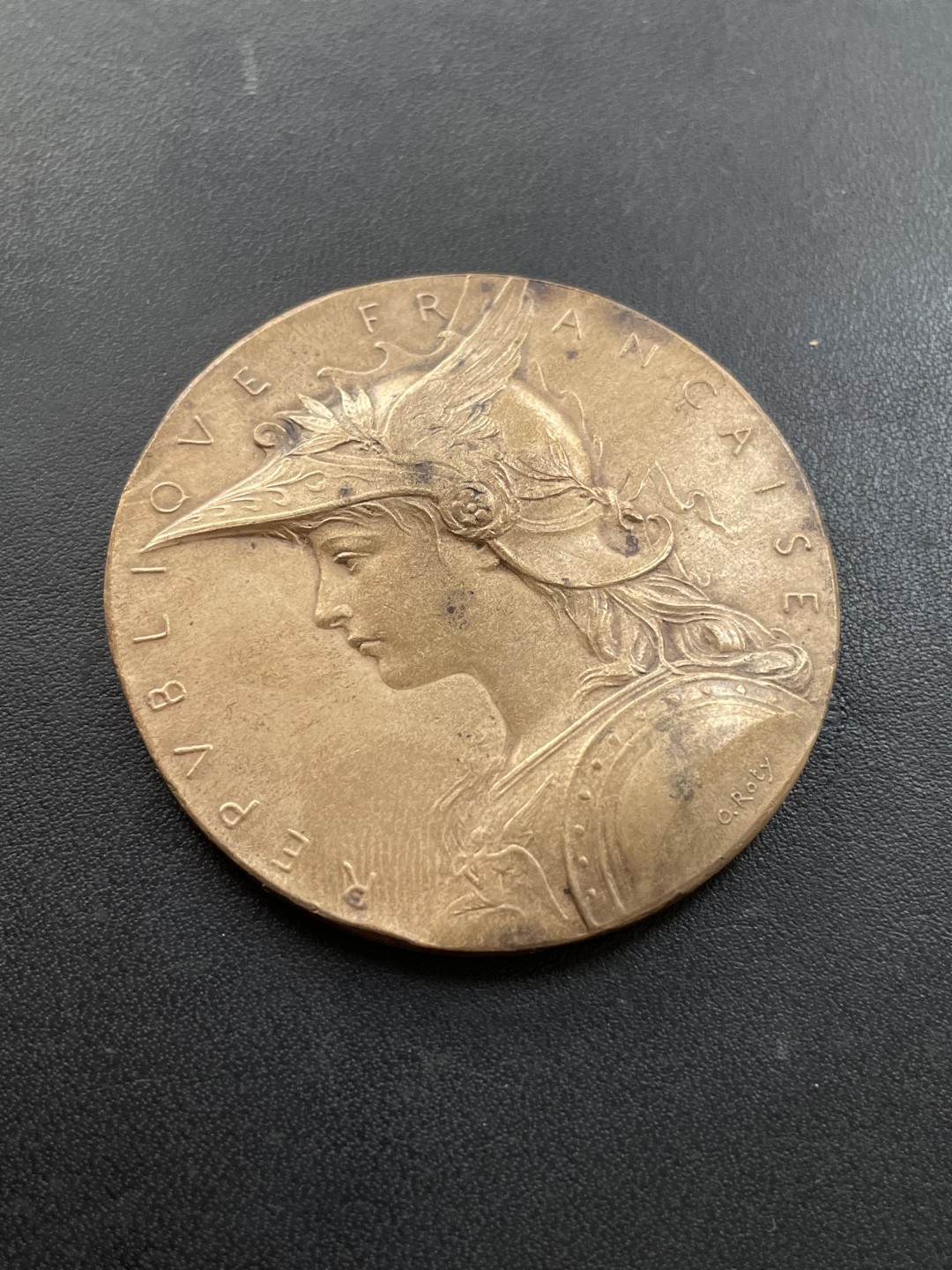 欧洲章牌-拍卖第23场 O.Roty～法国戎装玛丽安娜铜章