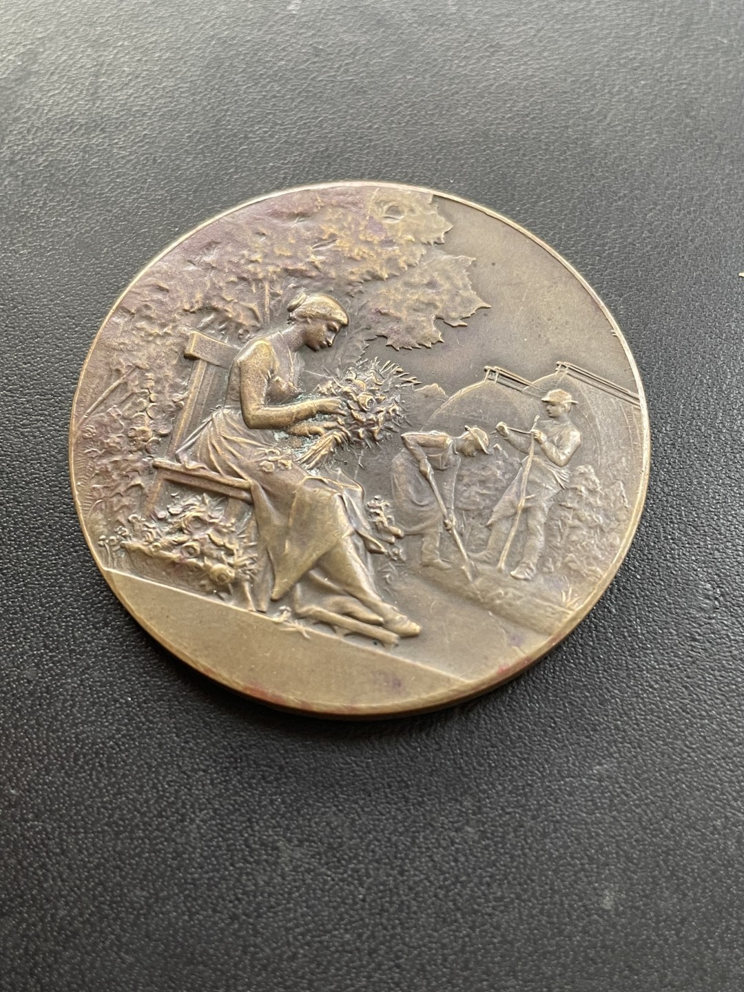 欧洲章牌-拍卖第23场  法国蒙特勒伊园艺协会铜章