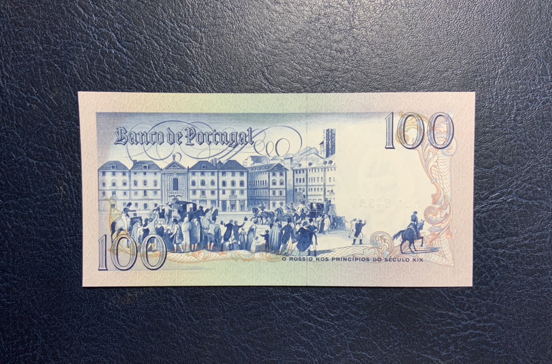 收藏联盟Quantum Auction 第261期拍卖  葡萄牙1984年100埃斯库多 品相全新UNC 葡萄牙浪漫主义文学先驱 自由体诗人 博卡热