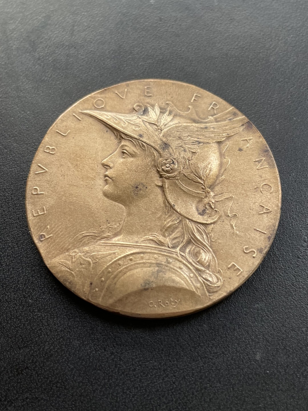 欧洲章牌-拍卖第23场 O.Roty～法国戎装玛丽安娜铜章