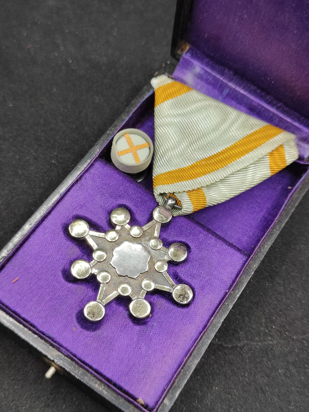 全场0元起拍 第59期 咸鱼国勋章拍卖专场 5月28日（周日）下午6：00开始 明治时期七等瑞宝章 银制带略 稀有美标