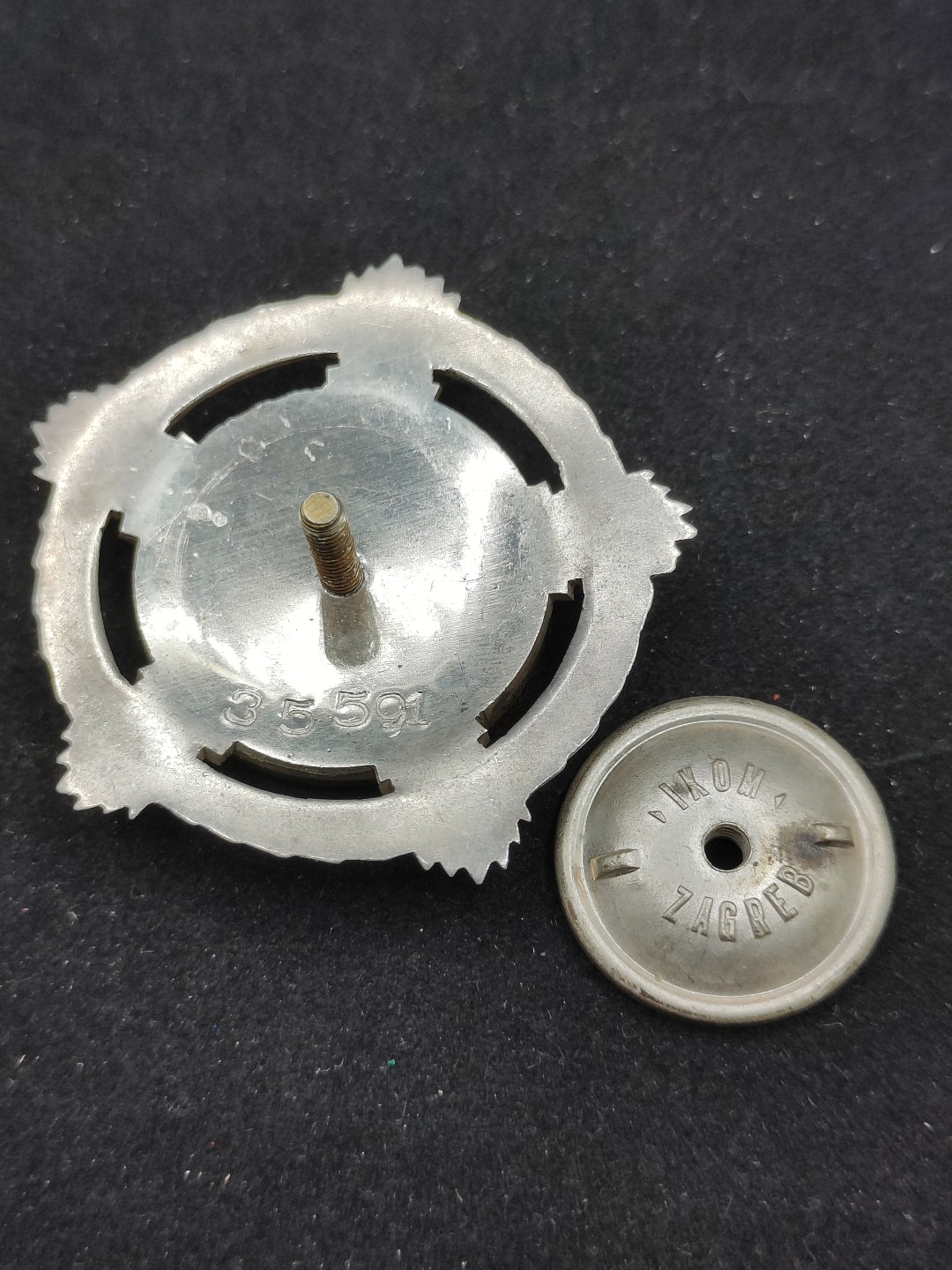 全场0元起拍 第59期 咸鱼国勋章拍卖专场 5月28日（周日）下午6：00开始 南斯拉夫二级团结友谊勋章 早期五火炬转轮 银制-