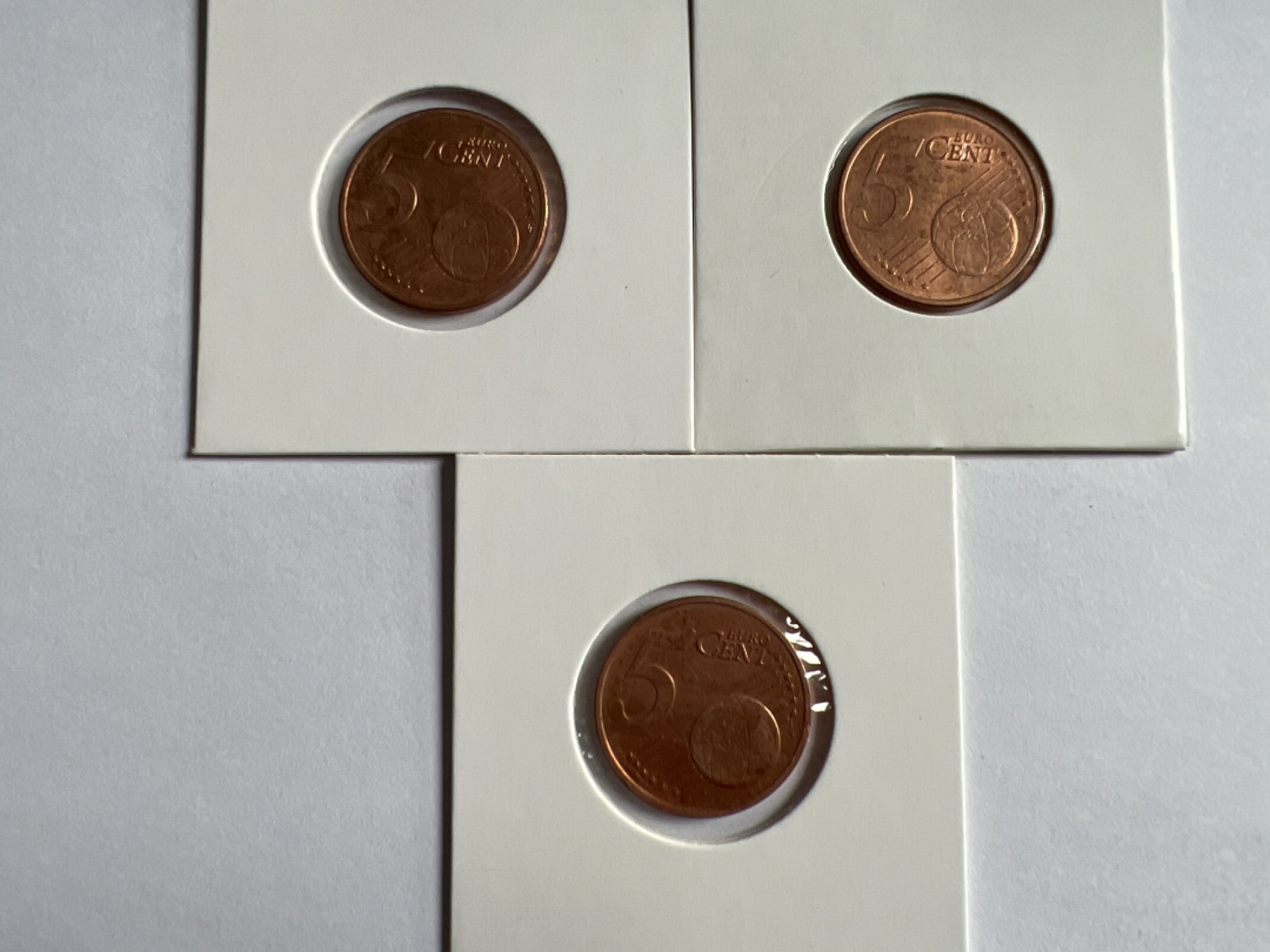 泡泡堂微拍第166幕硬币捡漏可累计专场👿👿，累计满二十元包邮，接受代拍业务 德国5欧分三枚