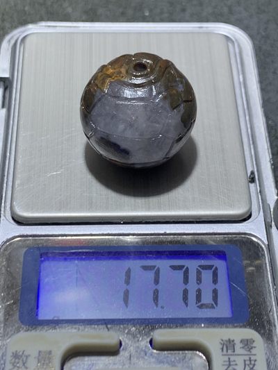 精美亚光冰飘战国红雕刻龟壳珠子一颗，寓意，富甲天下， 精美亚光冰飘战国红雕刻龟壳珠子一颗，寓意，富甲天下，