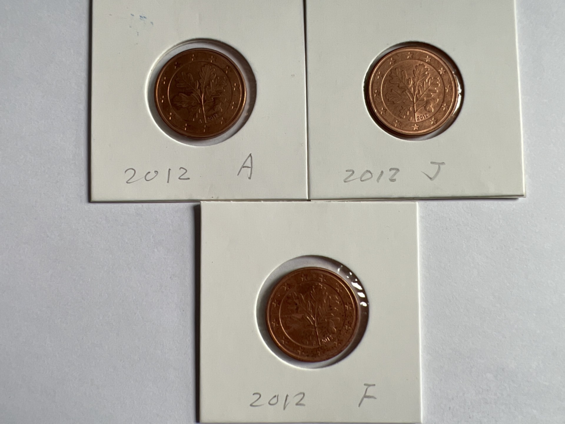 泡泡堂微拍第166幕硬币捡漏可累计专场👿👿，累计满二十元包邮，接受代拍业务 德国5欧分三枚