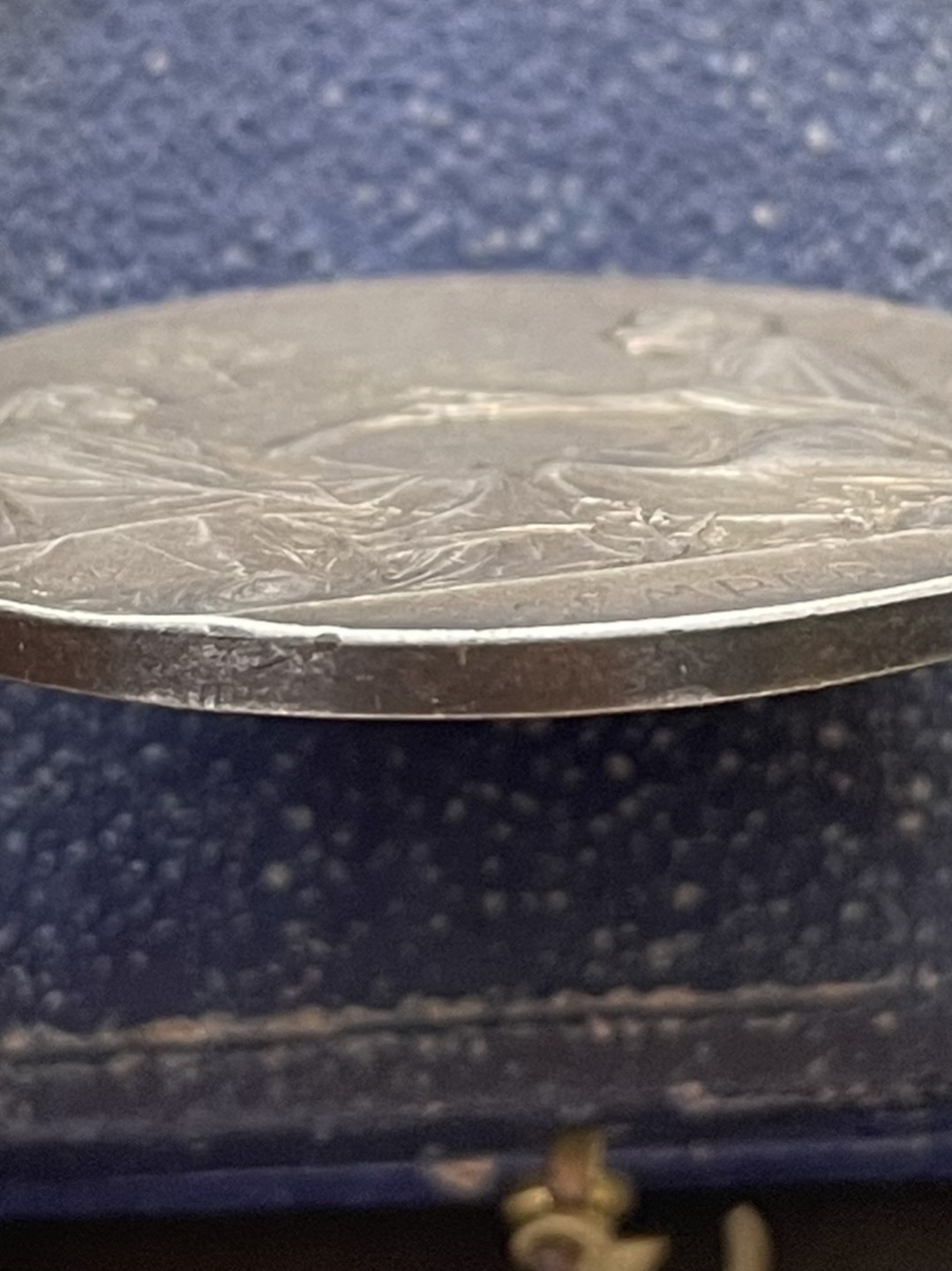 欧洲章牌-拍卖第23场 O.Roty～1899年法国“SEMPER”永恒的爱婚礼银章