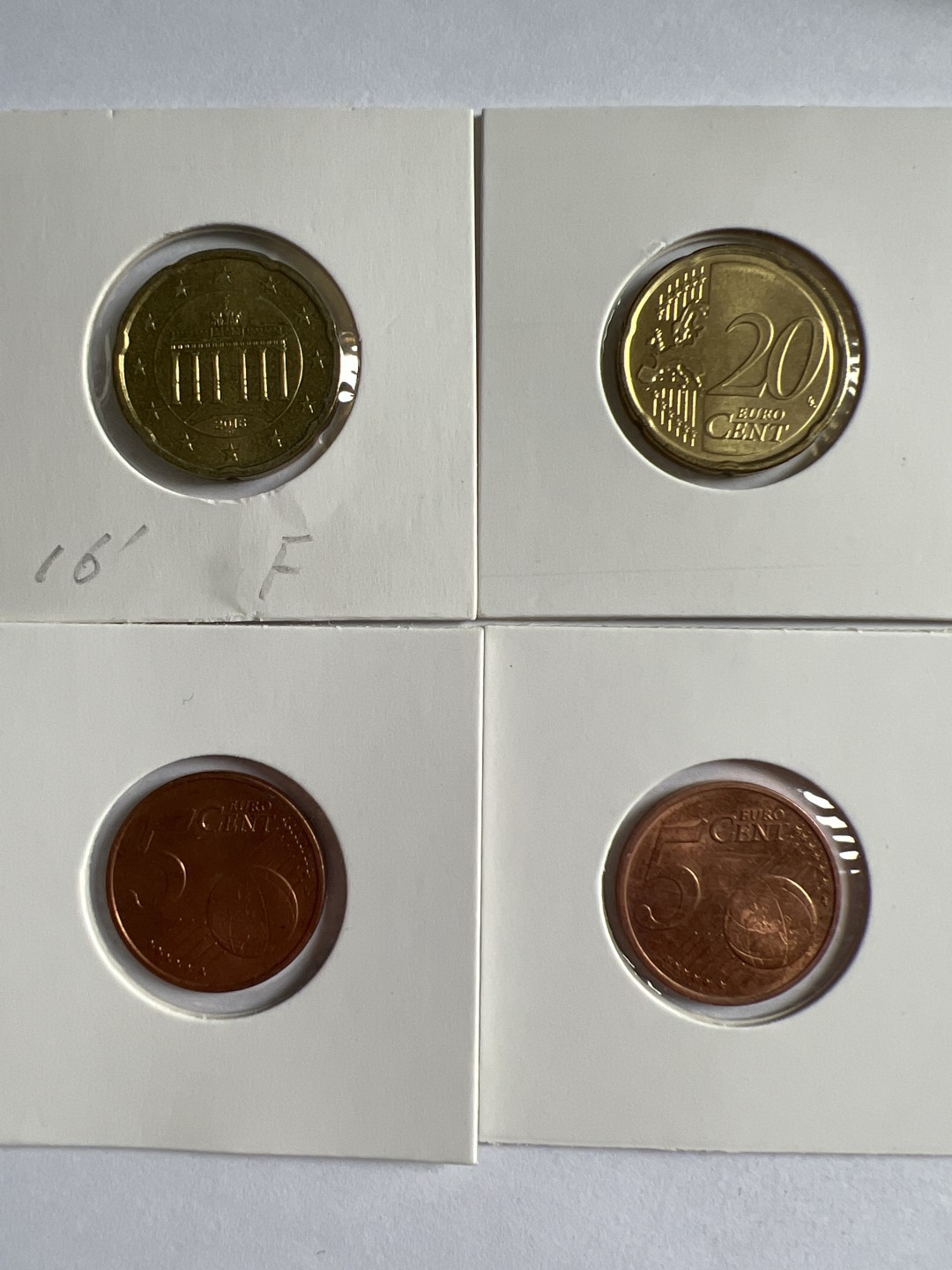 泡泡堂微拍第165幕硬币捡漏可累计专场👿👿，累计满二十元包邮，接受代拍业务 德国2016年四枚