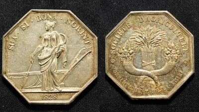 【德藏】世界币章拍卖第11期 · 法国JETON银章代用币专场 - 法国卢瓦尔河农业协会