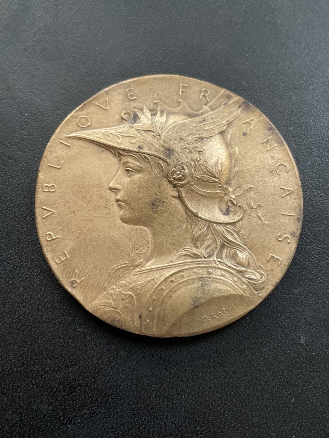 欧洲章牌-拍卖第23场 O.Roty～法国戎装玛丽安娜铜章