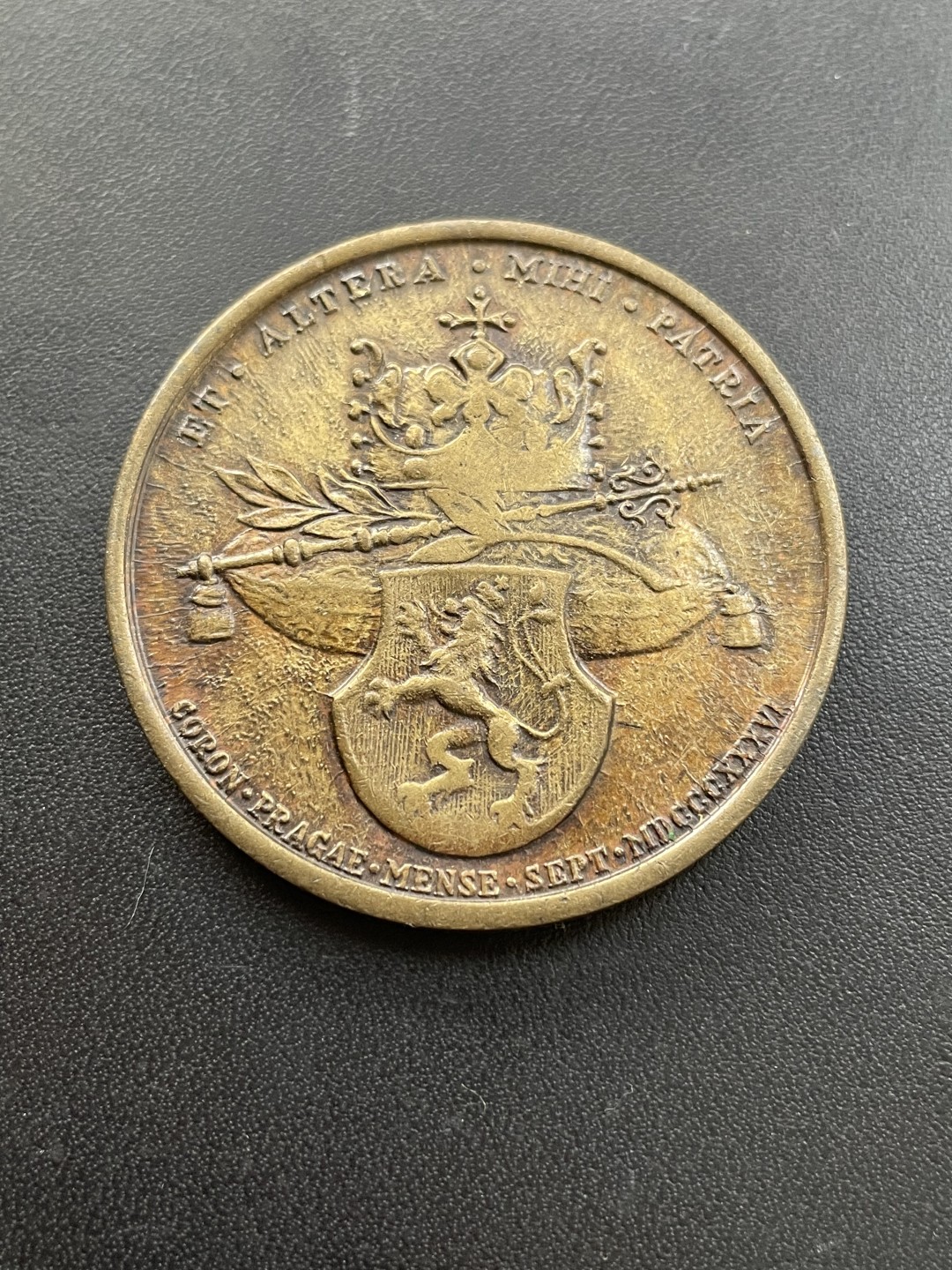 欧洲章牌-拍卖第23场 1836年奥地利皇后/波西米亚王后玛利亚•安娜纪念铜章