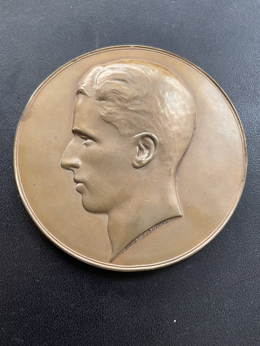 欧洲章牌-拍卖第23场 C. Van Dionant～博杜安一世国王大铜章