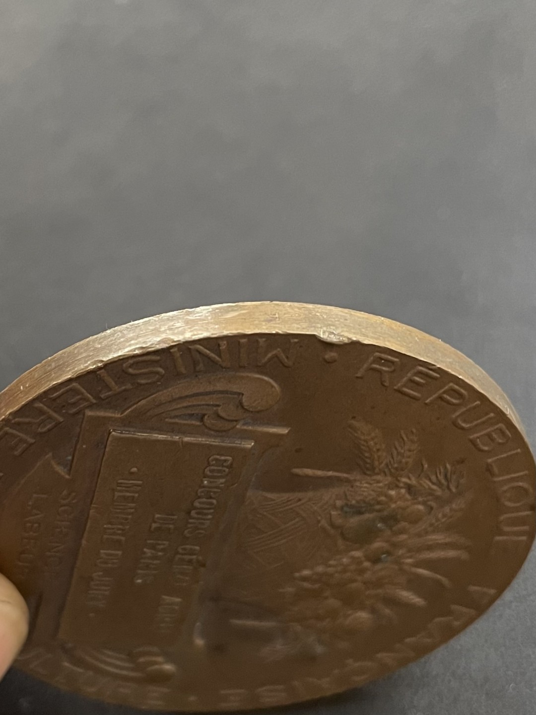 欧洲章牌-拍卖第23场 Lagrange～法国播种者形象 农业竞赛评委留念铜章