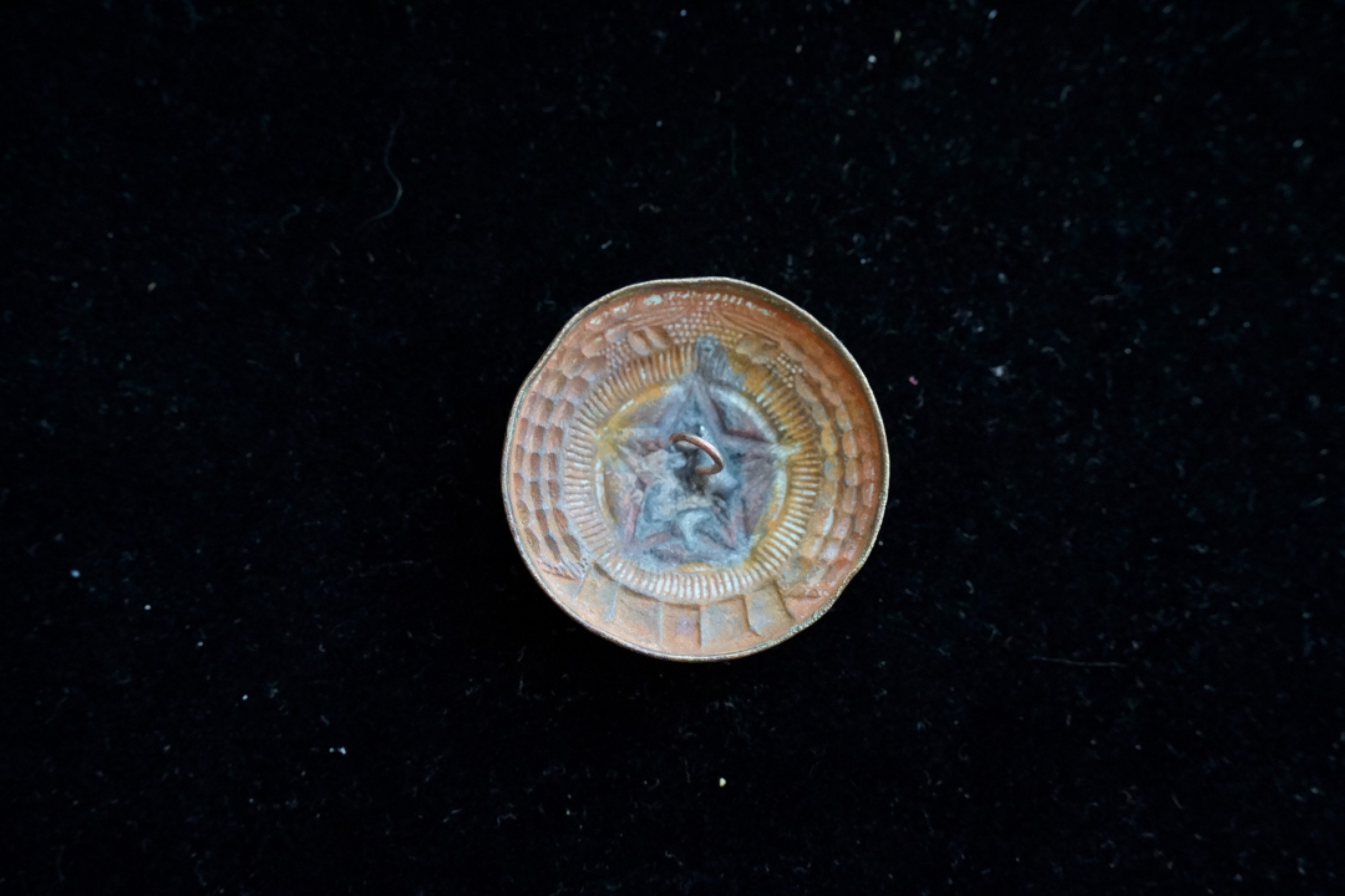 全场0起0押金！大陆勋赏俱乐部第三期拍卖 朝鲜早期大檐帽帽徽