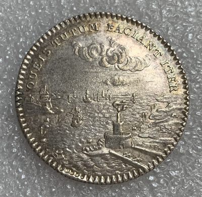 瓶子🏺第93期拍卖会 -  法国1761年皮卡迪商会JETON银质代币  带彩好品