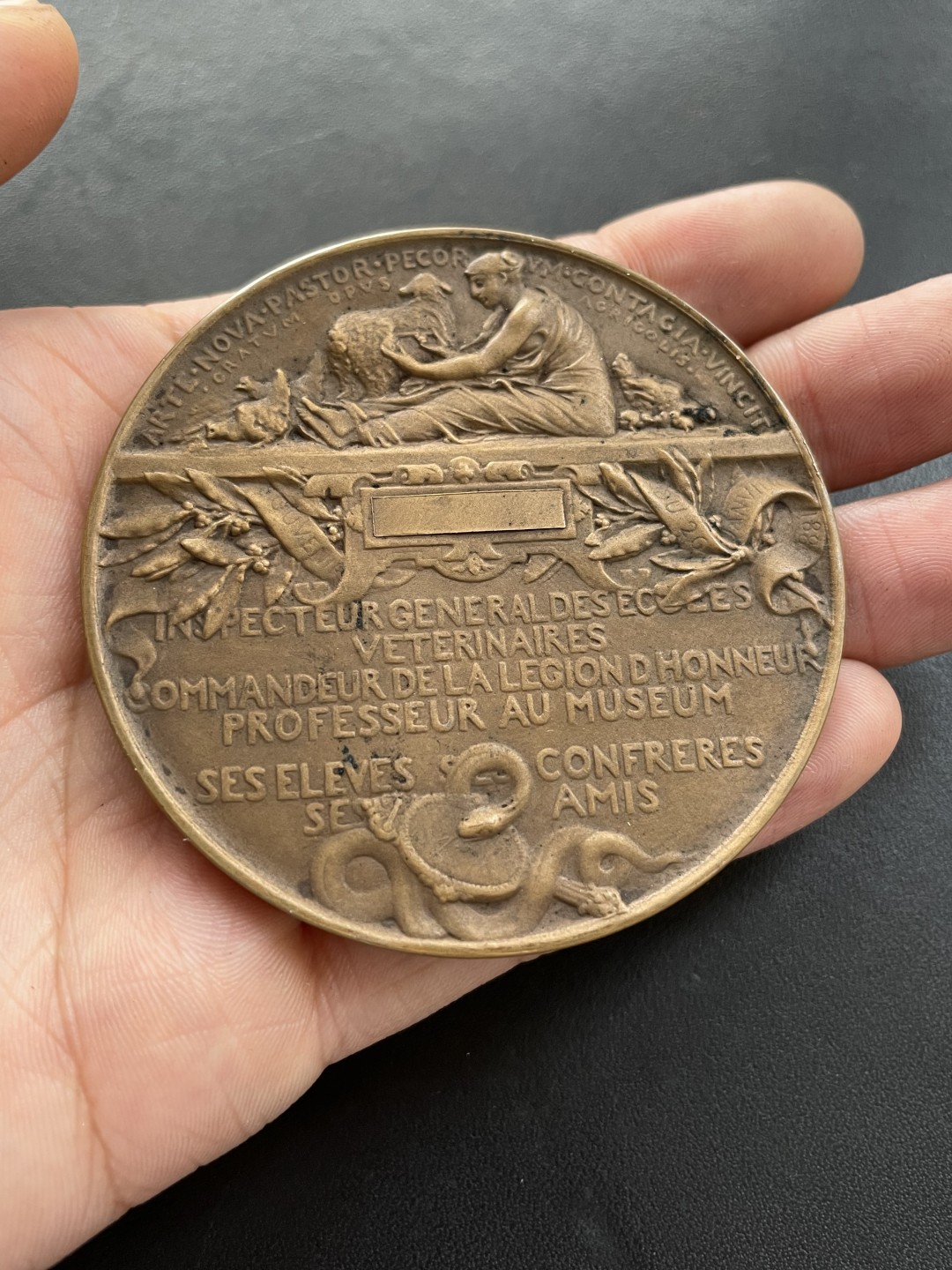 欧洲章牌-拍卖第23场 O.Roty～法国 亨利·布雷 纪念大铜章