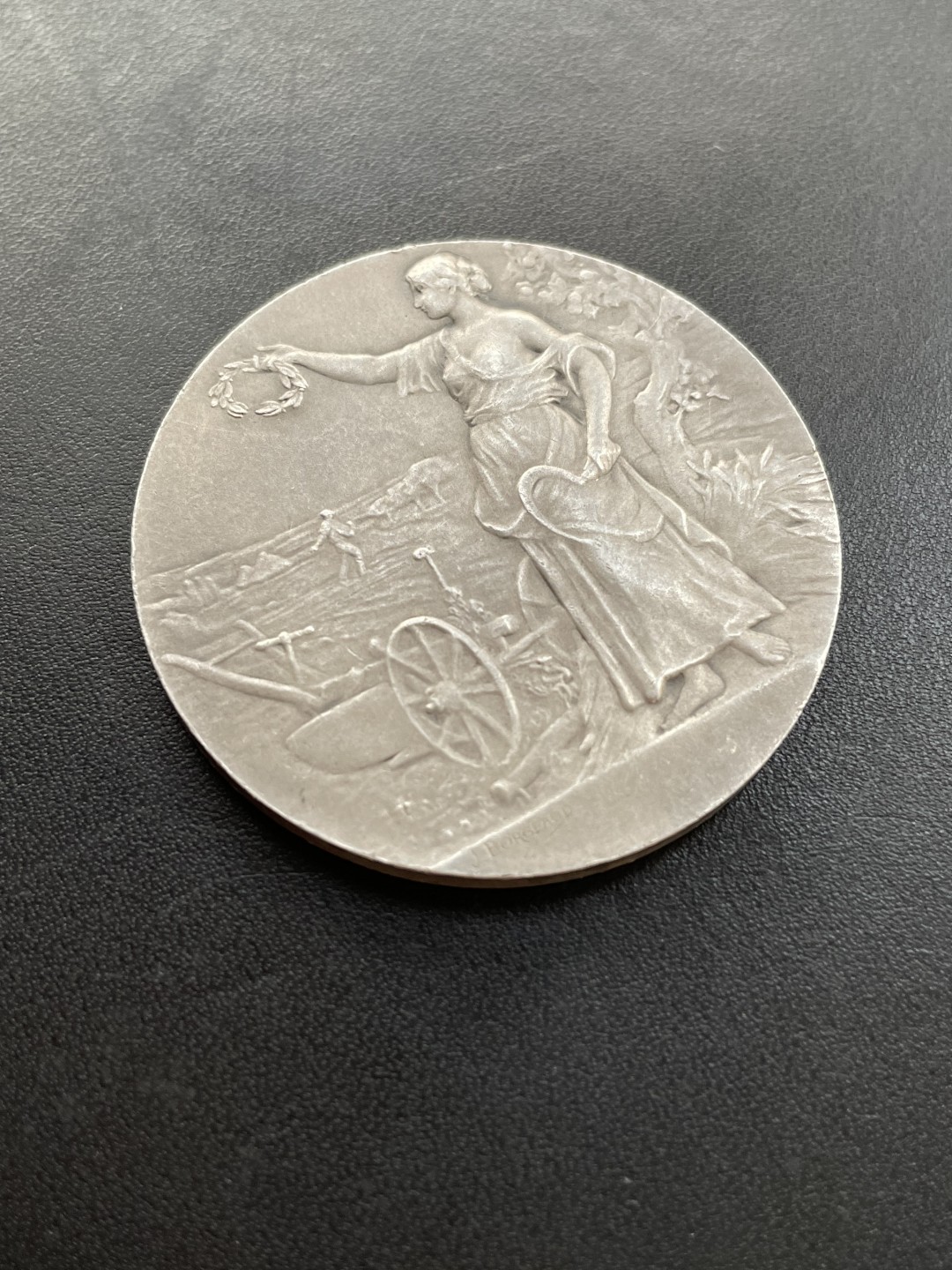 欧洲章牌-拍卖第23场 法国农业题材银奖章