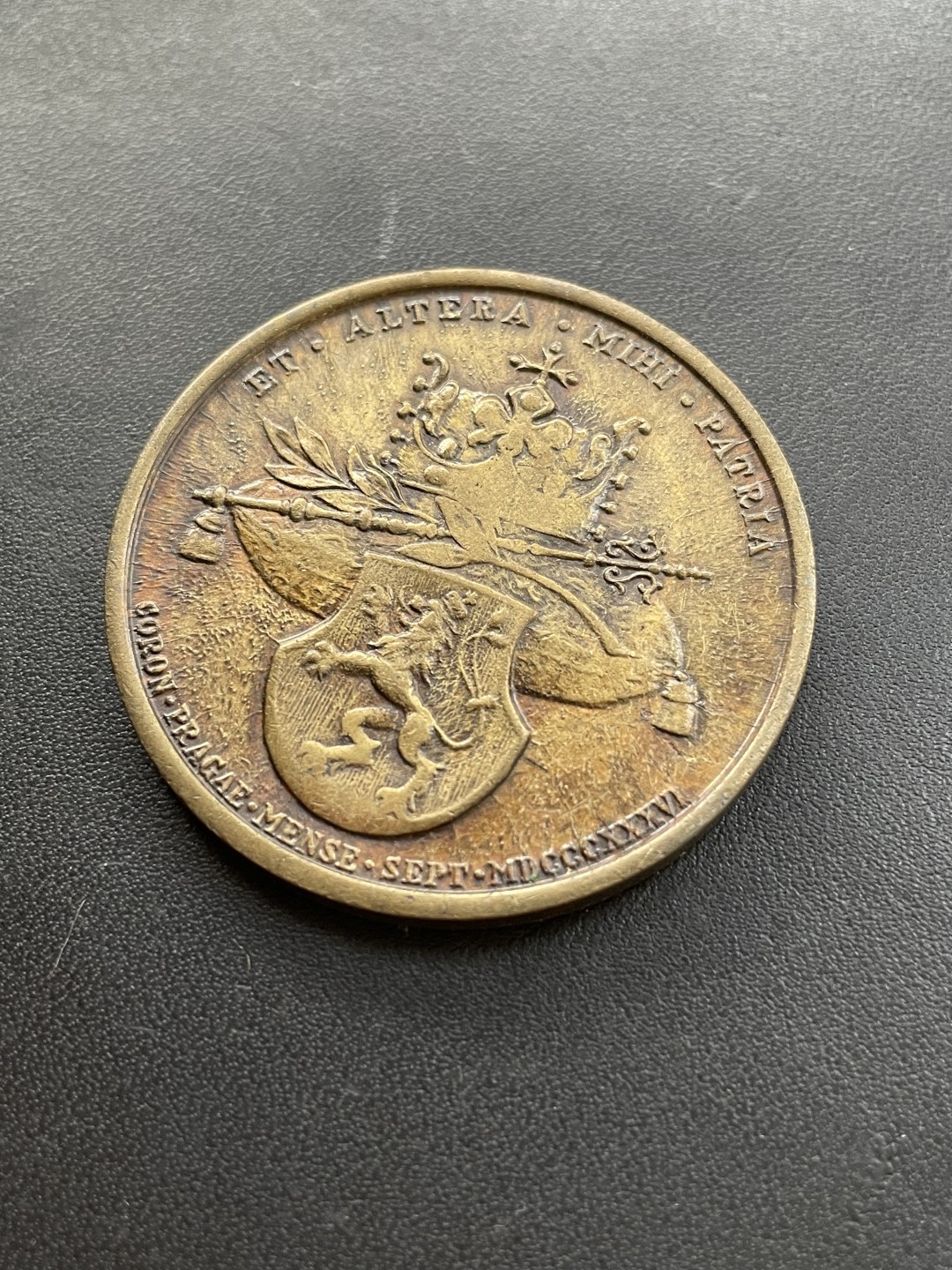 欧洲章牌-拍卖第23场 1836年奥地利皇后/波西米亚王后玛利亚•安娜纪念铜章