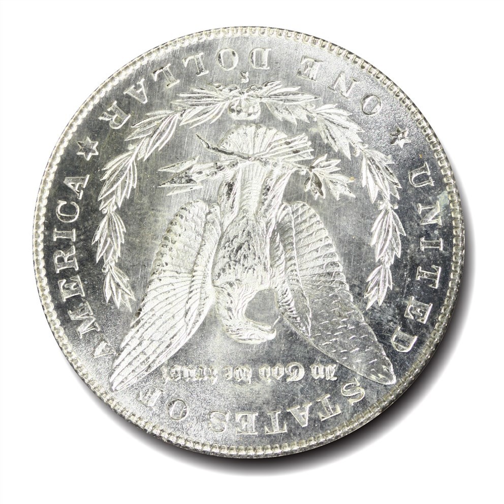 大晋浩天2023年宝晋藏泉文物艺术品拍卖会 1880年摩根银币 PCGS评分MS66