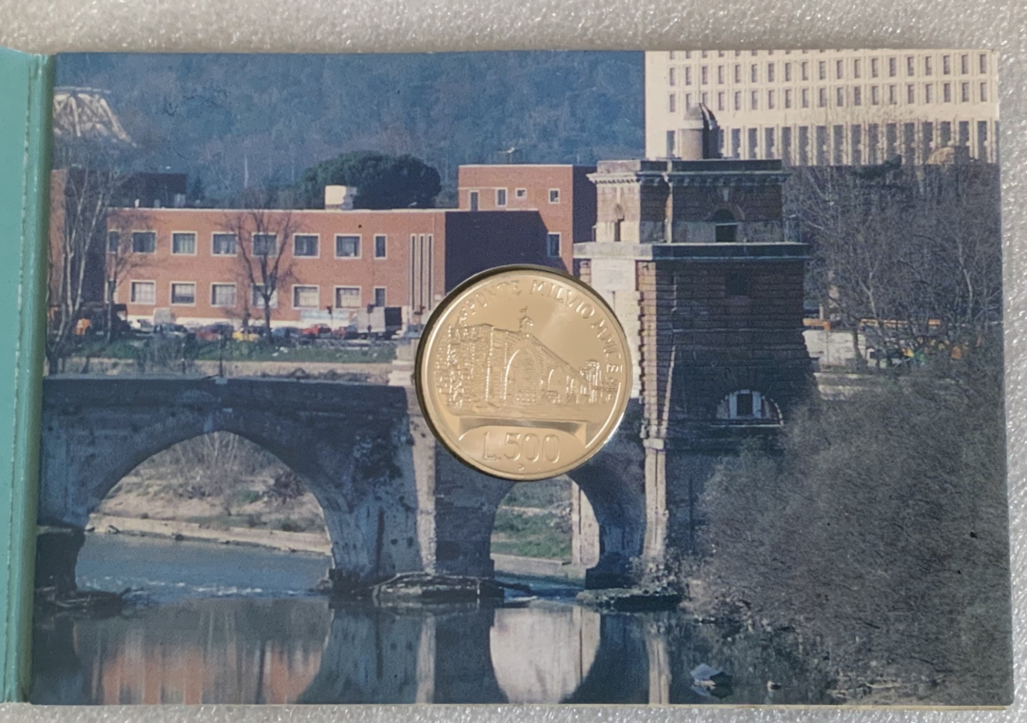 瓶子🏺第93期拍卖会  【获奖币】意大利1991年米尔维奥桥战役2100年卡装纪念银币