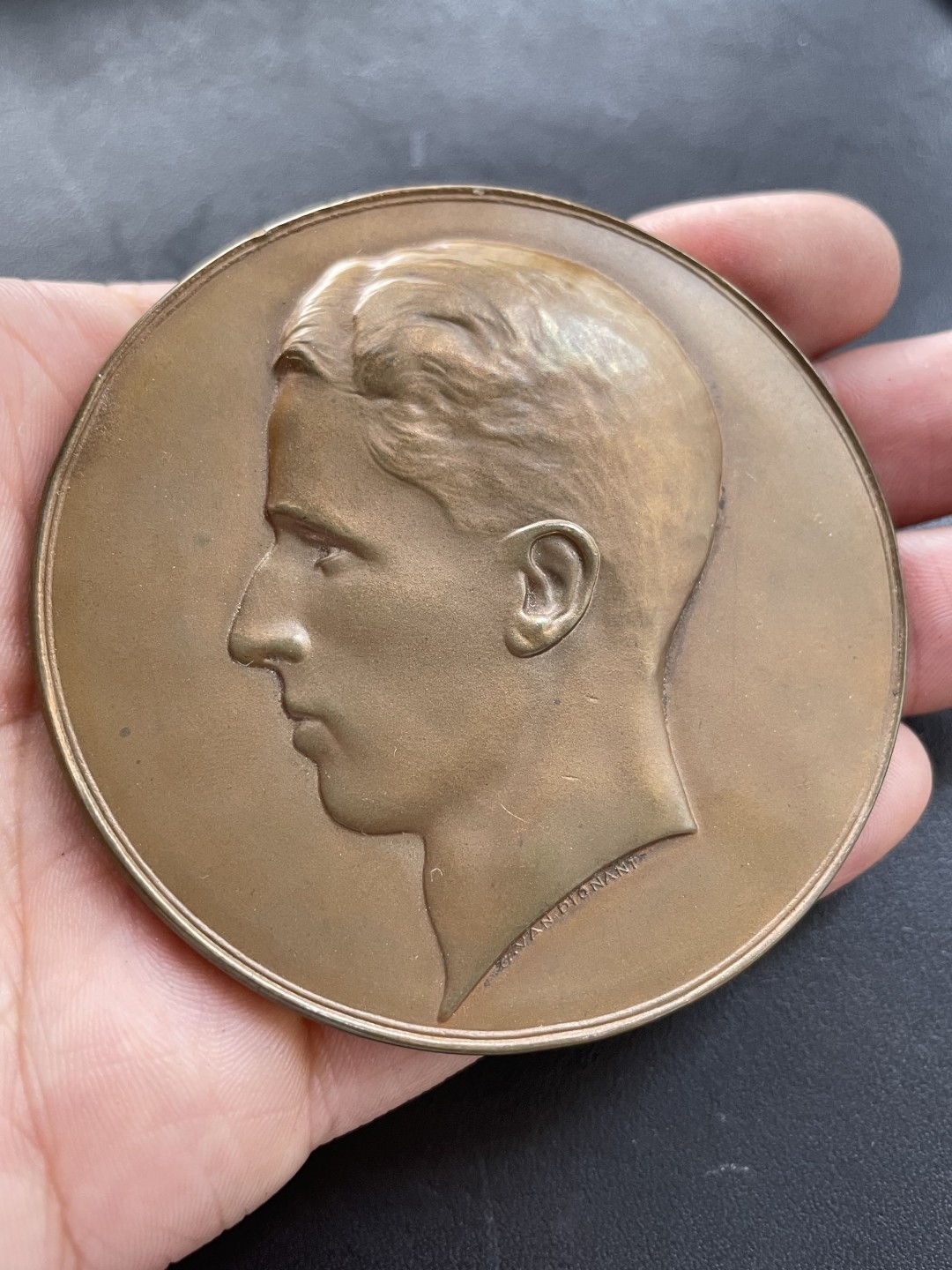 欧洲章牌-拍卖第23场 C. Van Dionant～博杜安一世国王大铜章