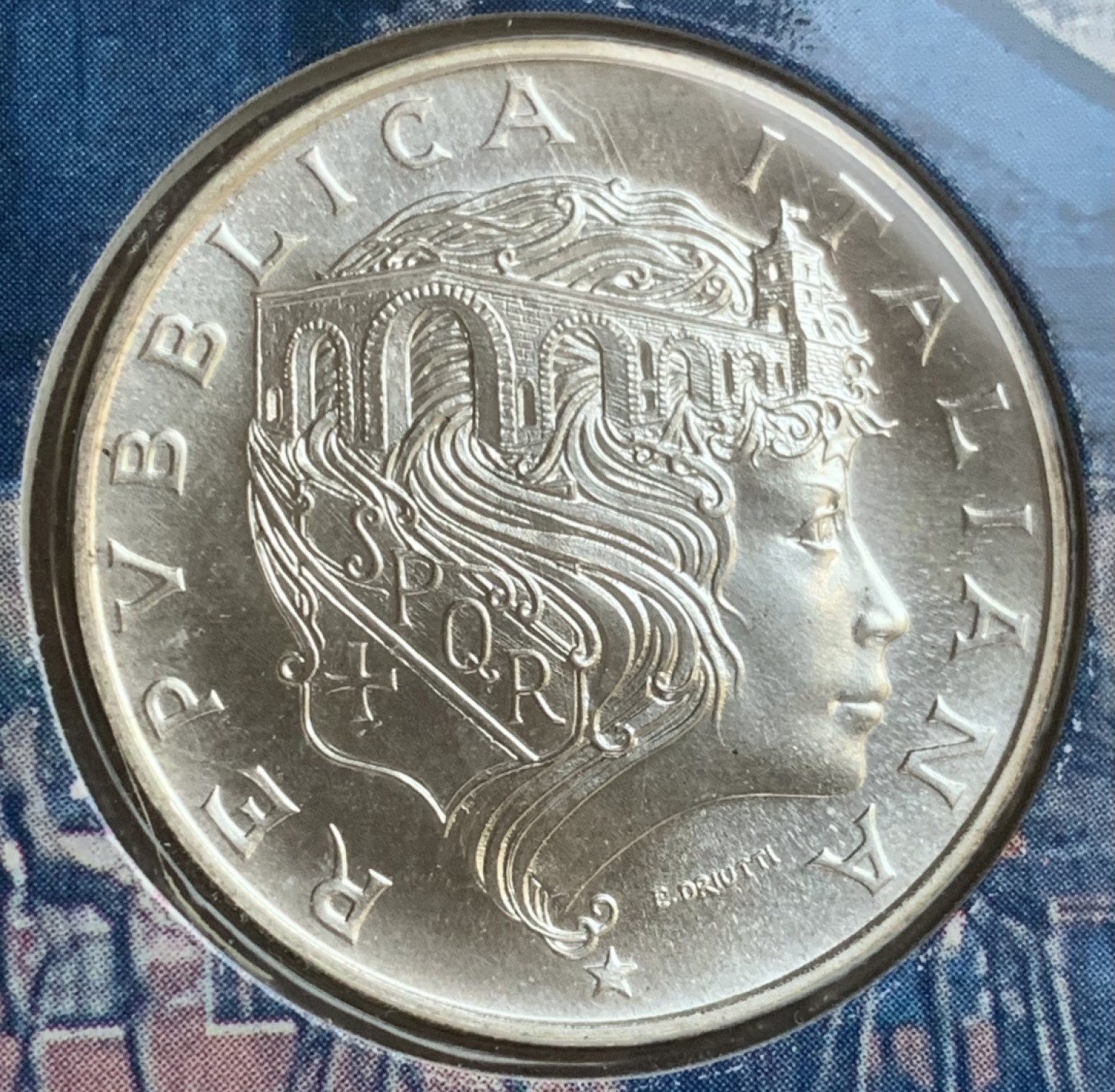 瓶子🏺第93期拍卖会  【获奖币】意大利1991年米尔维奥桥战役2100年卡装纪念银币