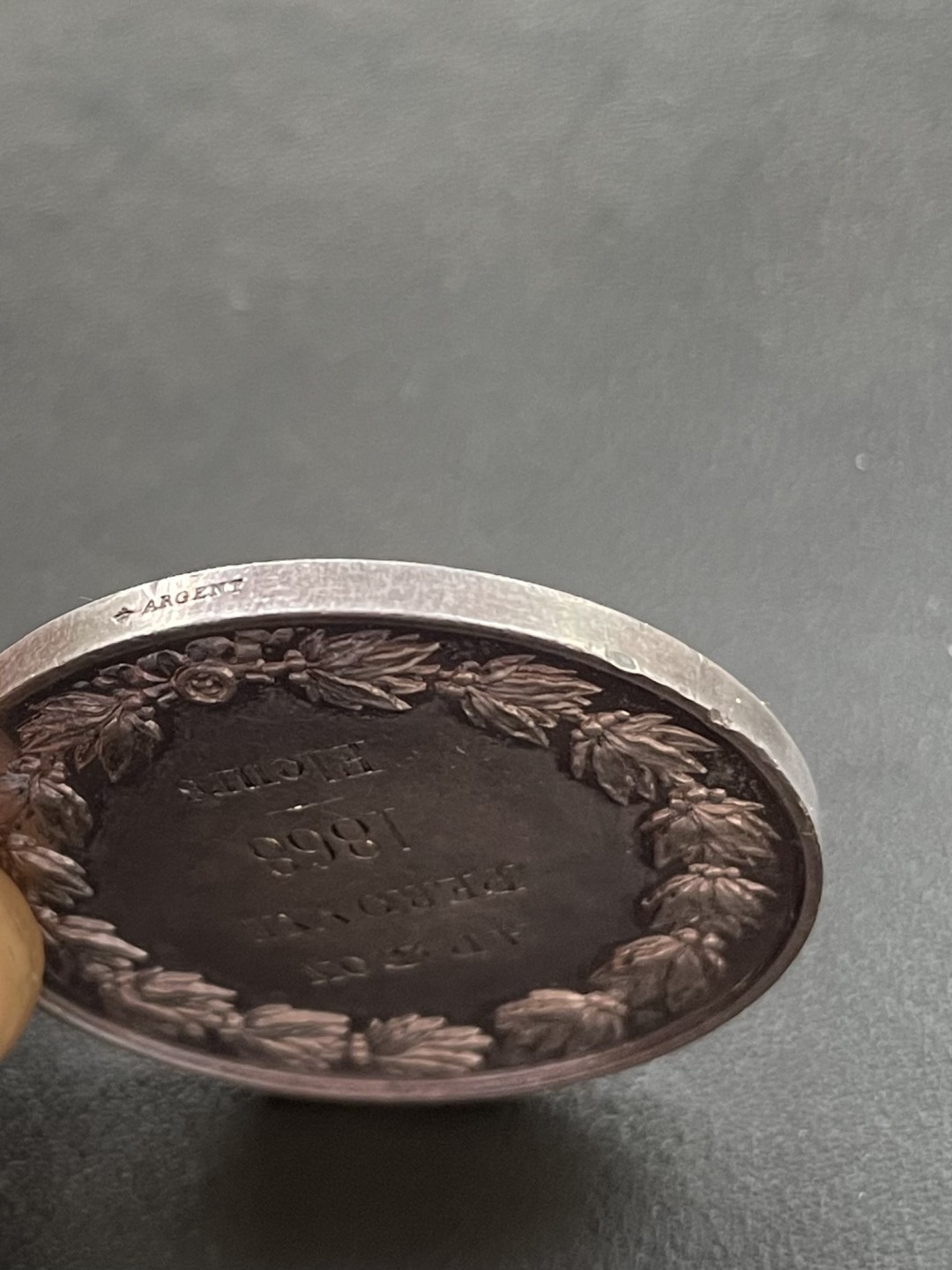 欧洲章牌-拍卖第23场 1868年法国拿破仑三世小银章