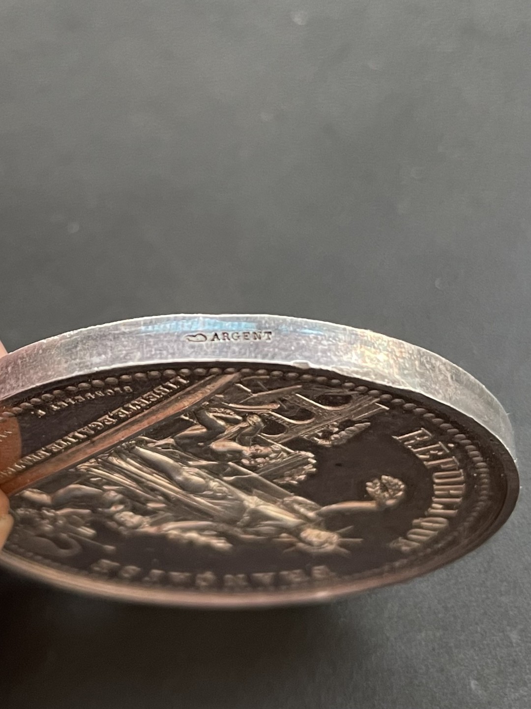 欧洲章牌-拍卖第23场 1881年法国内维尔市艺术学院银章