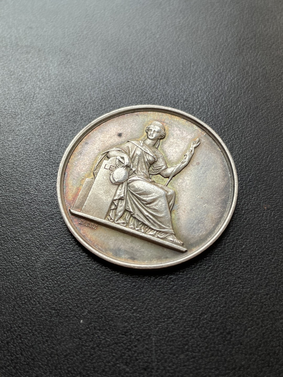 欧洲章牌-拍卖第23场 法国里昂法律委员会银章