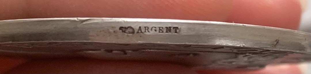 瓶子🏺第93期拍卖会 法国1901年 墨丘利版大银章  42毫米  37.89克