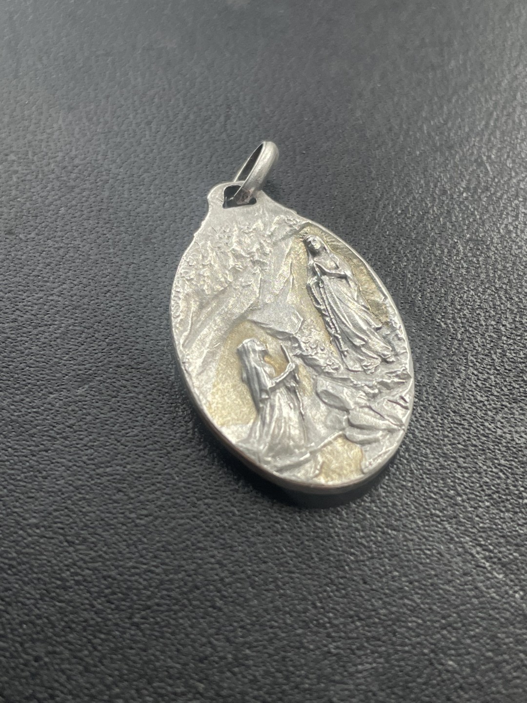 欧洲章牌-拍卖第23场 法国圣母银吊坠