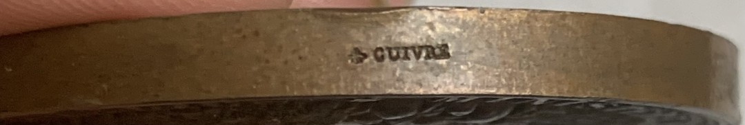 瓶子🏺第93期拍卖会  法国1884年拿破仑三世大铜章  50毫米  68克