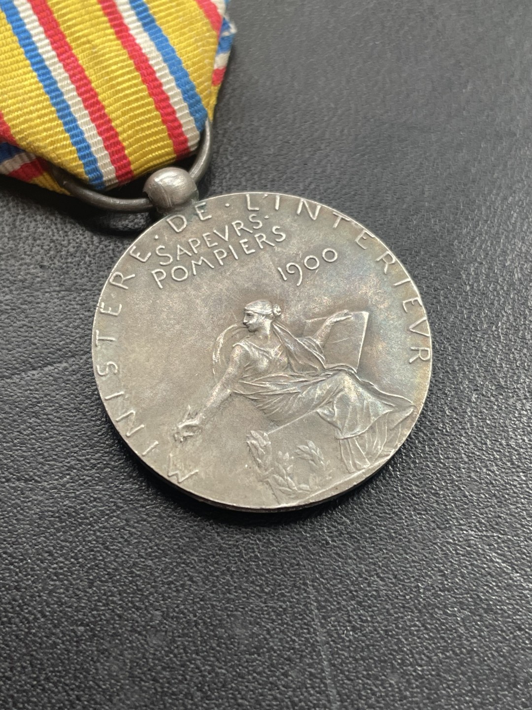 欧洲章牌-拍卖第23场 O.Roty～法国消防员银奖章