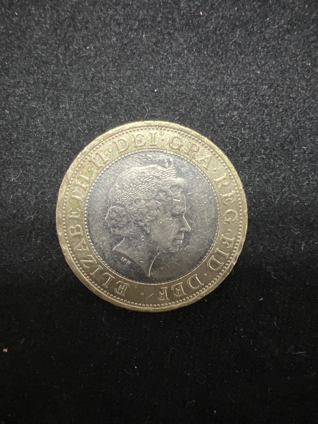 飞翔风筝第二场拍 英国2镑二战胜利60周年纪念币