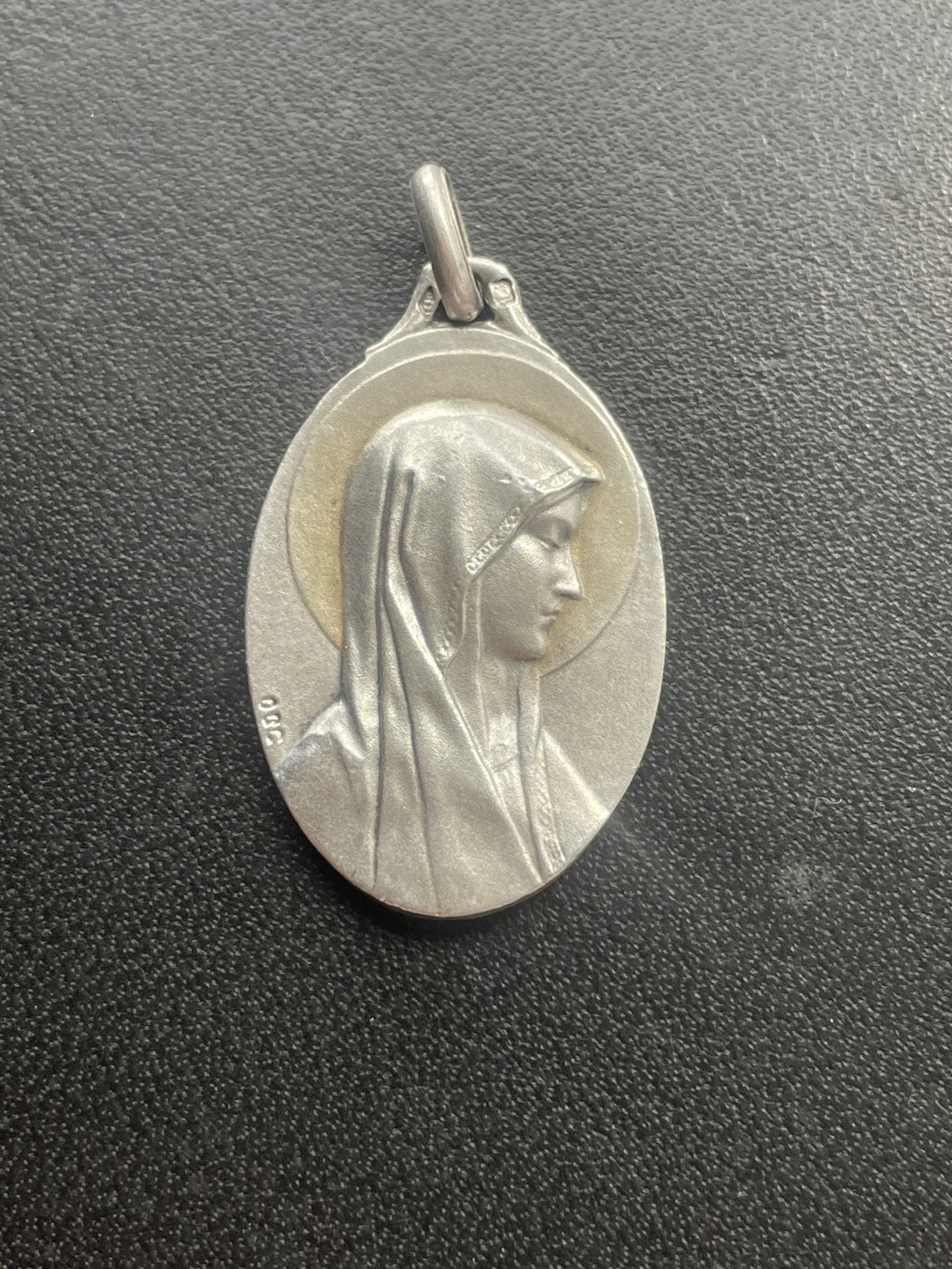 欧洲章牌-拍卖第23场 法国圣母银吊坠