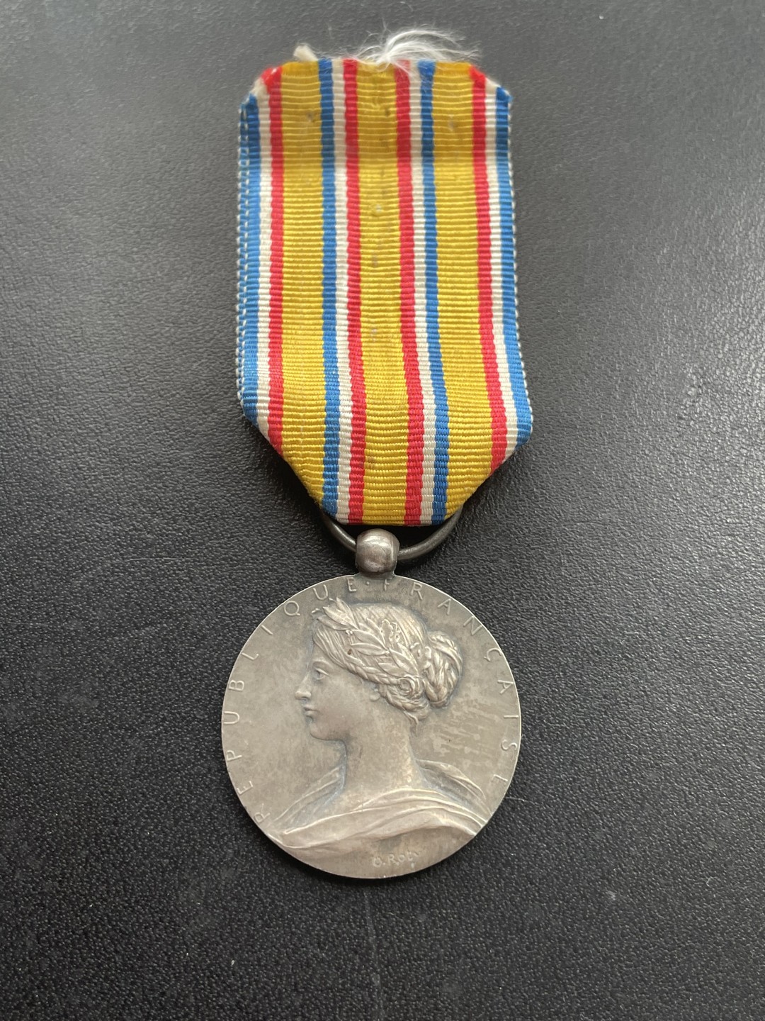 欧洲章牌-拍卖第23场 O.Roty～法国消防员银奖章