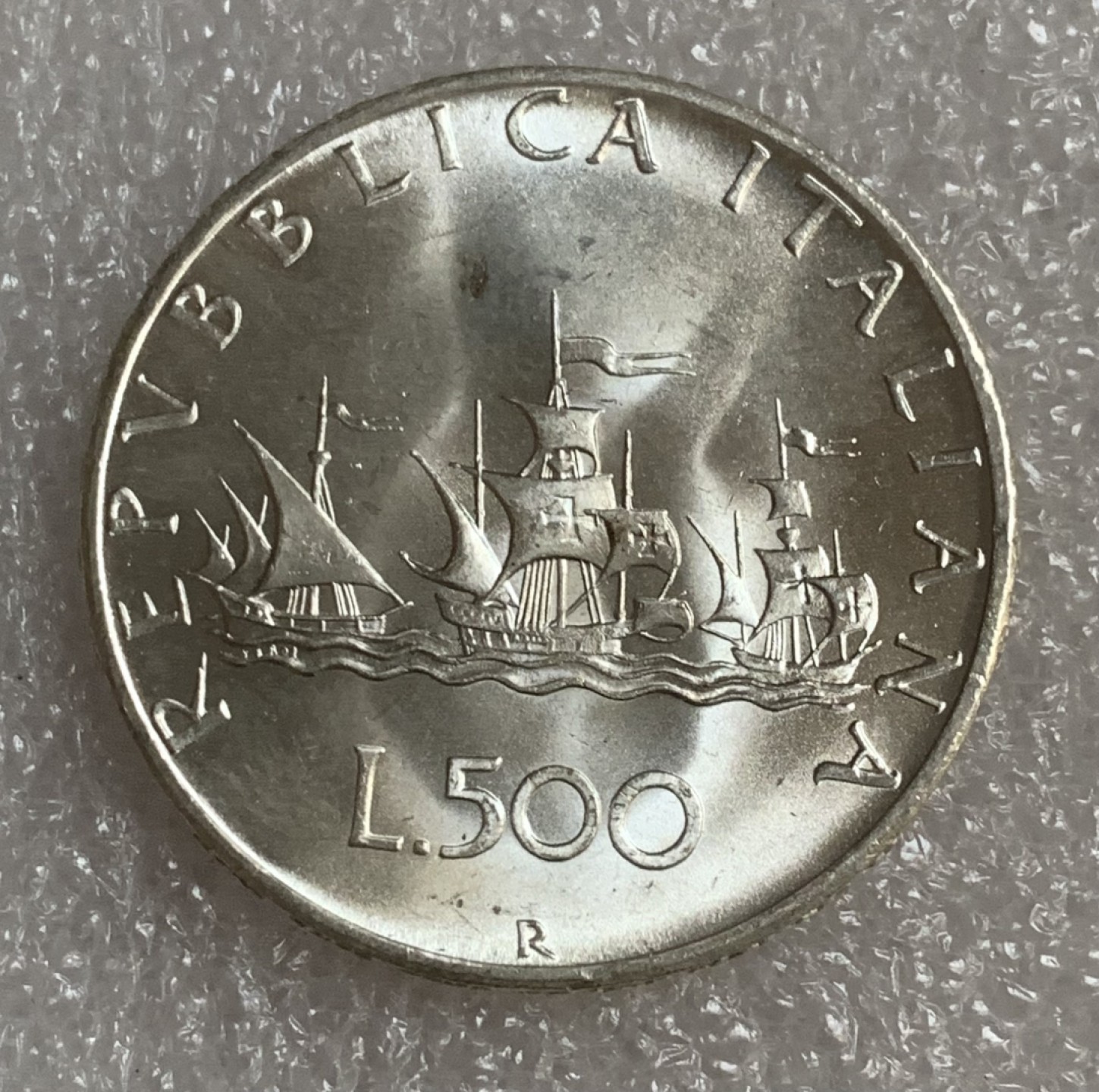 瓶子🏺第93期拍卖会  原光  意大利1966年帆船美女银币