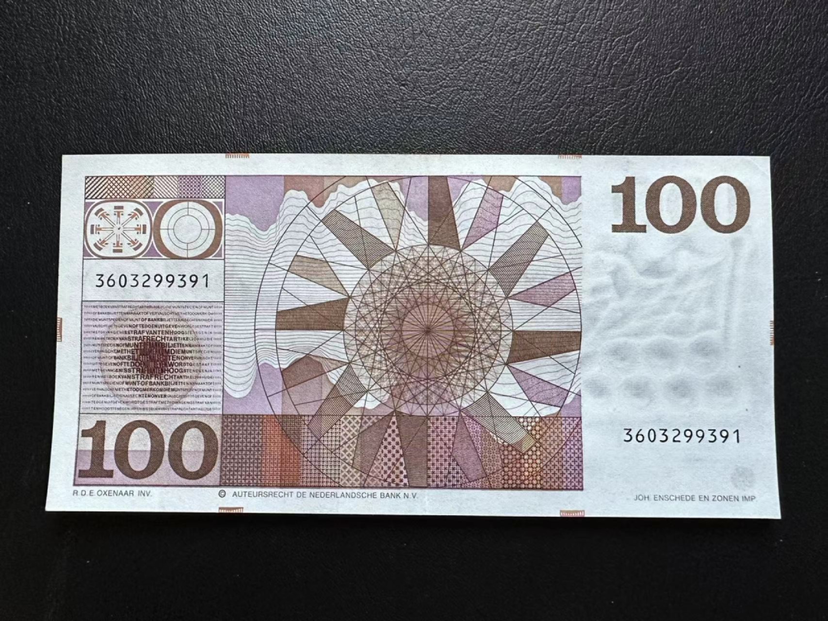 【Blue Auction】✨世界纸币精拍第327期——莫总专场XXI 【无47】荷兰 1970年100盾 大胖子 AU品相