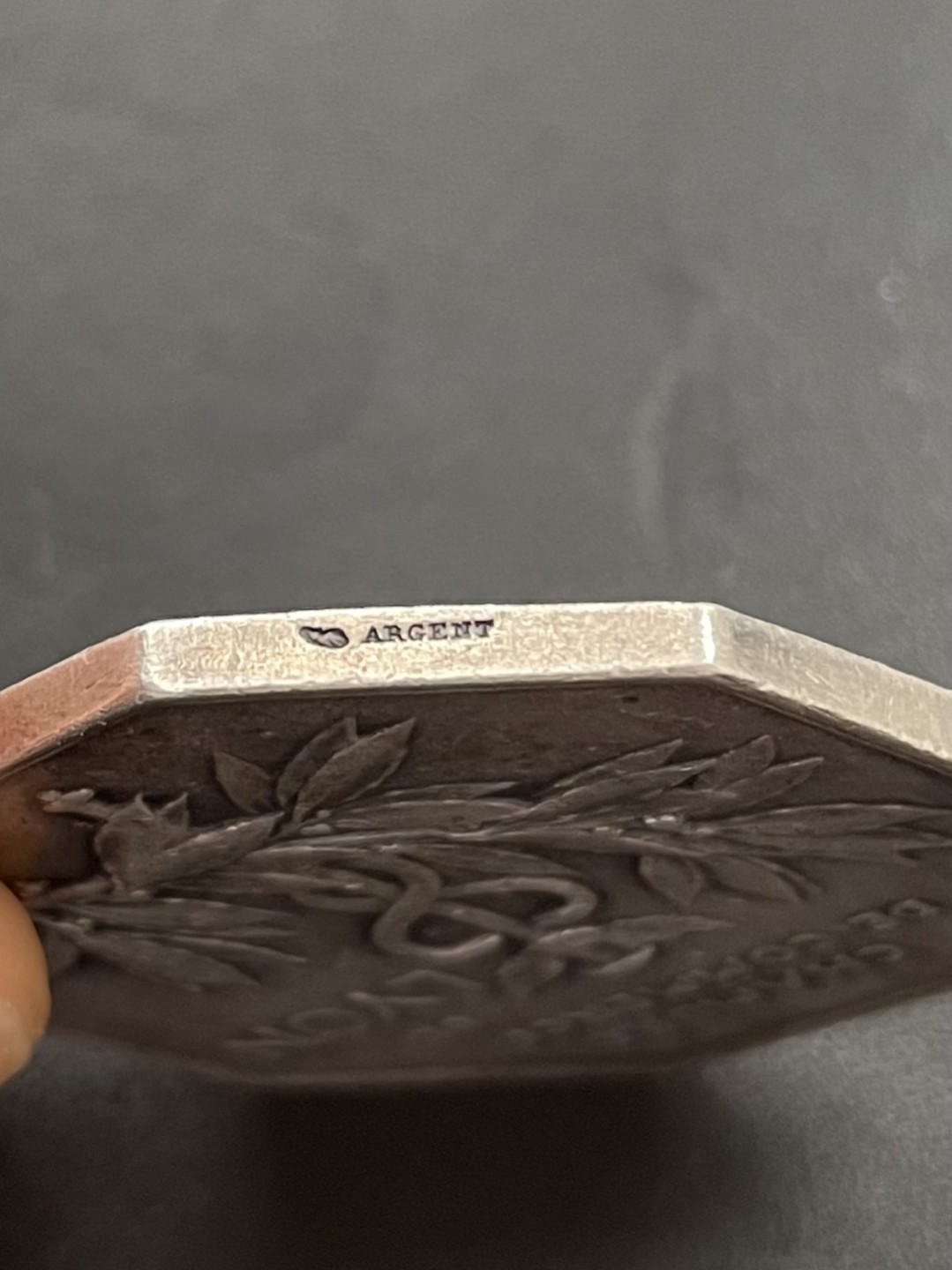 欧洲章牌-拍卖第23场 O.Roty～法国里昂商会八角银章