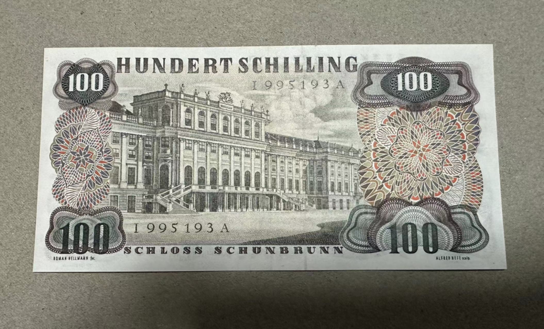 【Blue Auction】✨世界纸币精拍第327期——莫总专场XXI 奥地利 1960年100先令 斯特劳斯 	AU