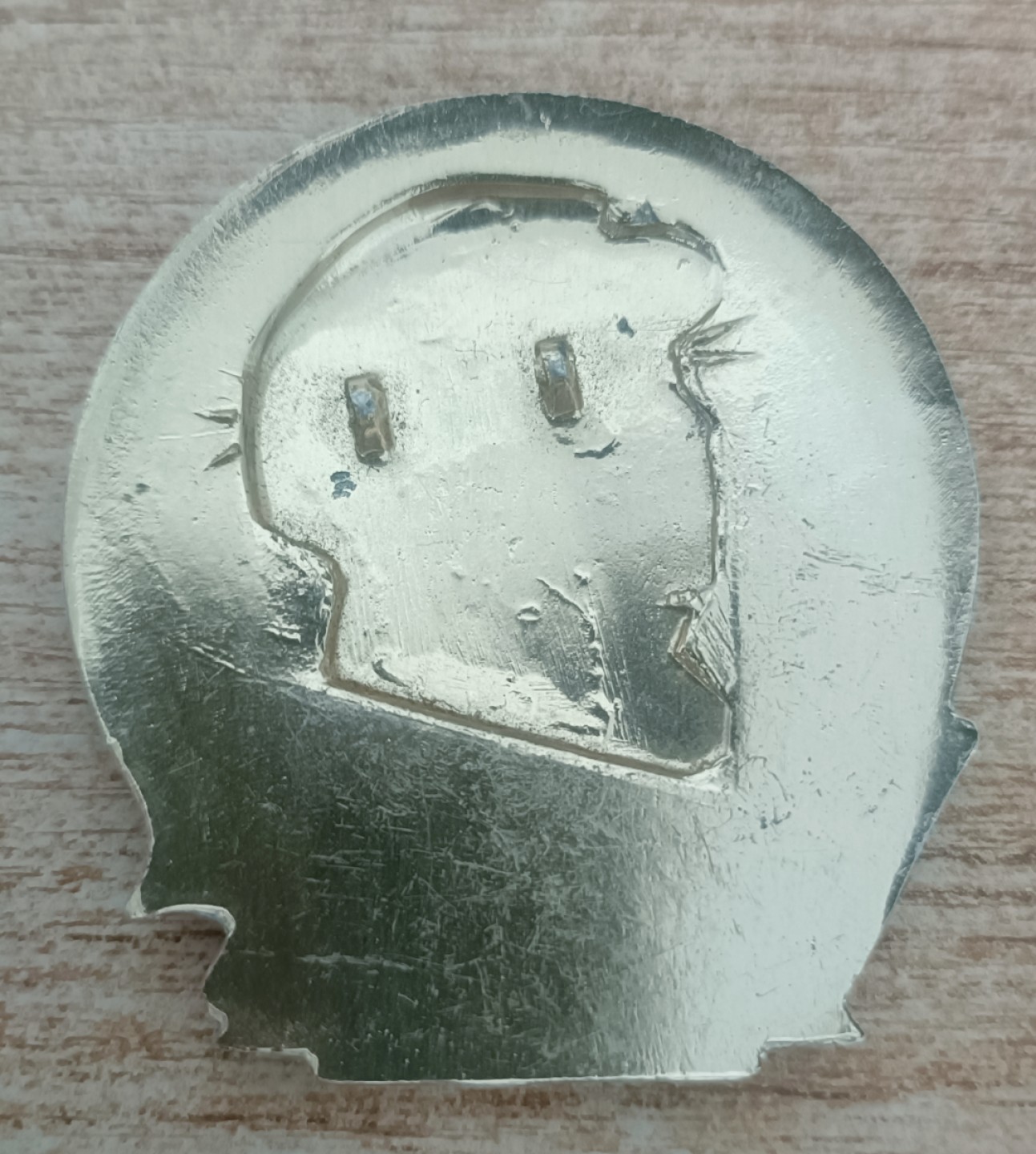 红色收藏与古玩杂项 毛主席像章5.0CM