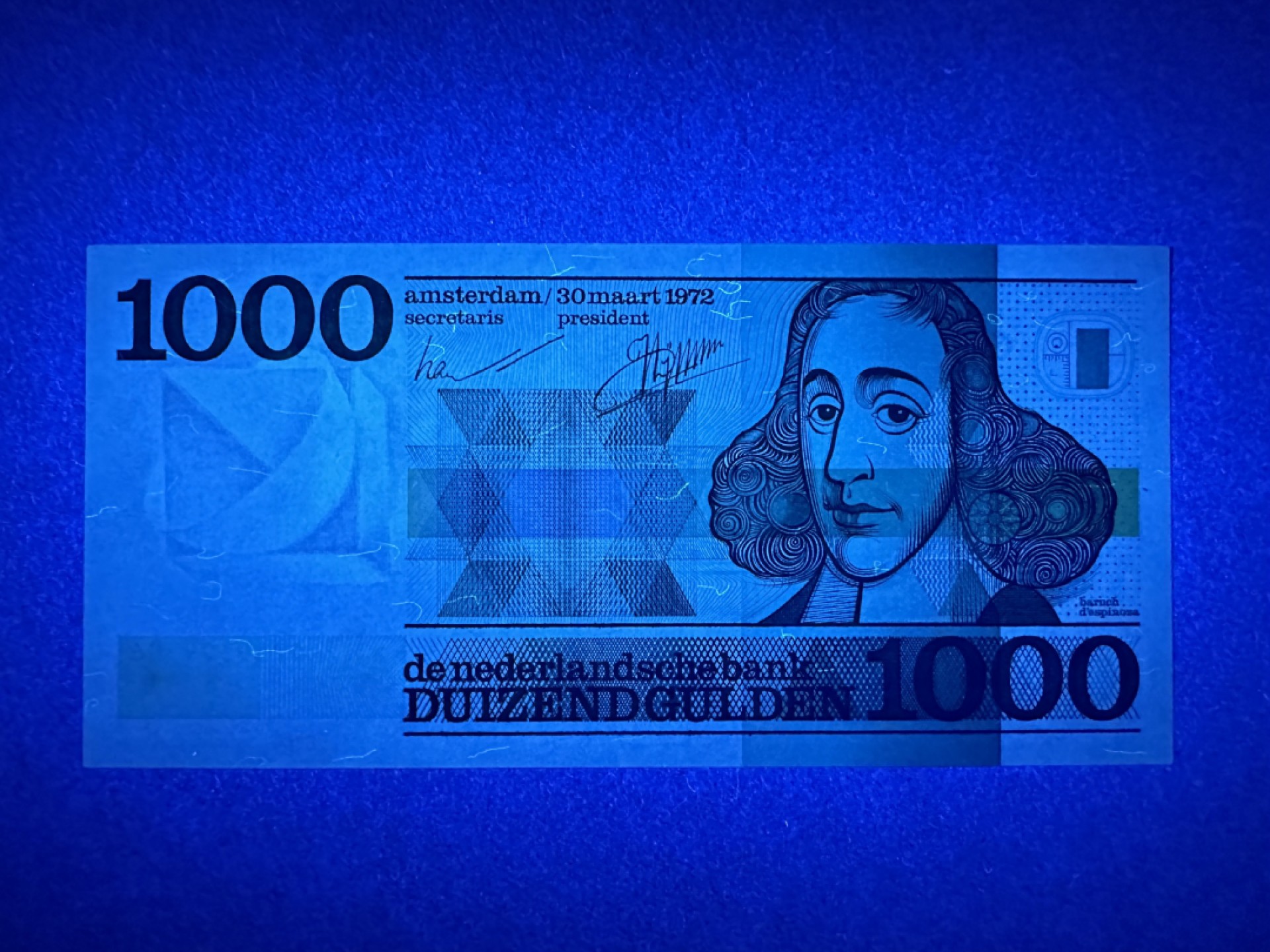 《张总朋友收藏》103期—外币高货 苏格兰硬货&女王精品 荷兰1000盾 UNC- 人像版 斯宾诺莎