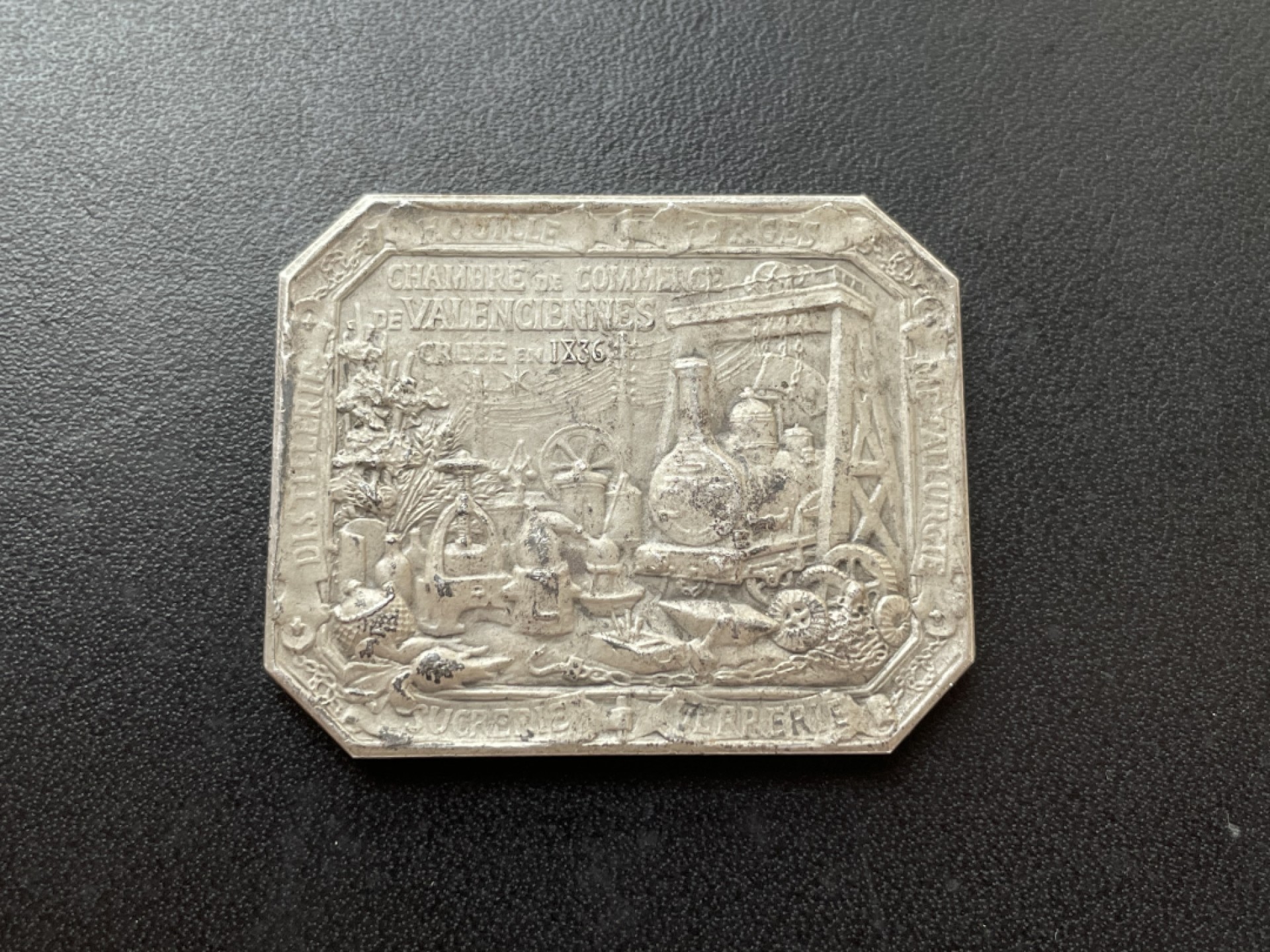 欧洲章牌-拍卖第23场 法国商会银方章