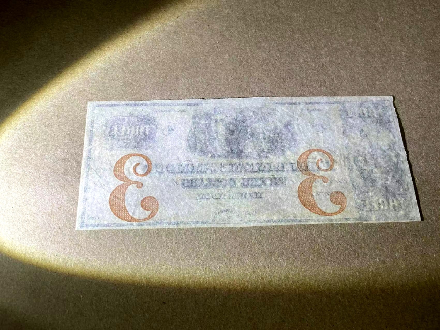 【Blue Auction】✨世界纸币精拍第327期——莫总专场XXI 美国早期 新伦敦联合银行 1792年3美金 UNC- 田园风 设计非常精美 