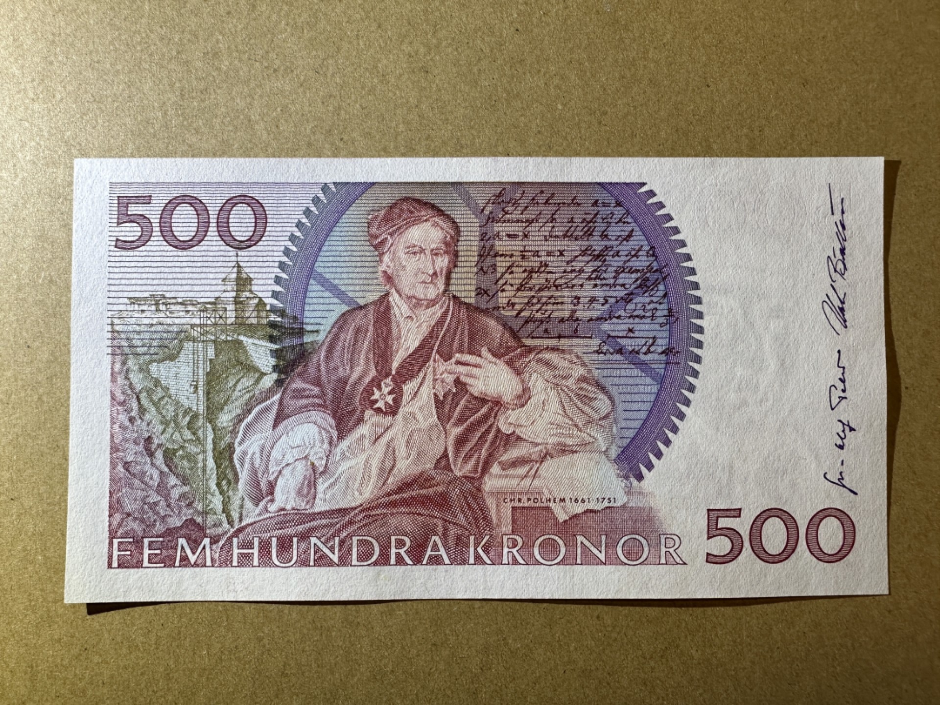 《张总朋友收藏》103期—外币高货 苏格兰硬货&女王精品 瑞典500克朗 UNC 红卡尔初版 背面底部有些荧光