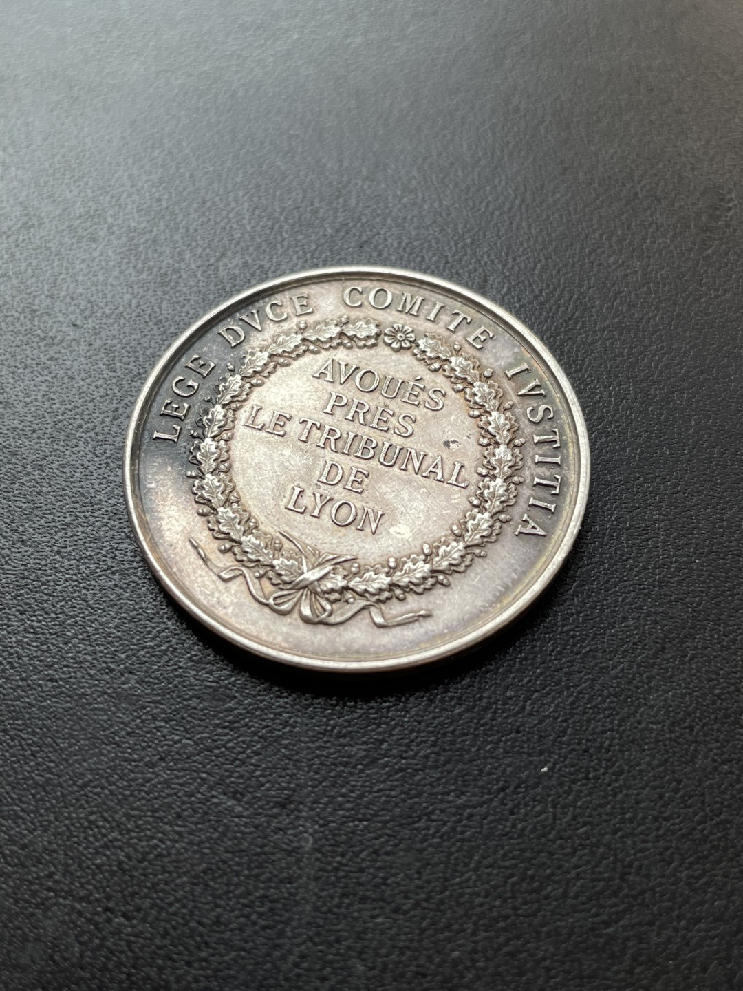 欧洲章牌-拍卖第23场 法国里昂法律委员会银章